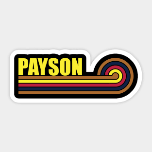 Payson Arizona horizontal sunset 2 Sticker